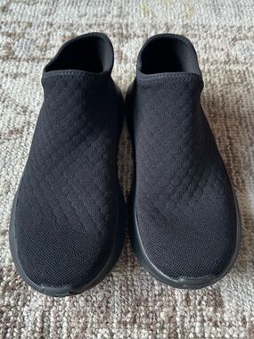 NWOB Vessi Skyline Knit Sneaker In Black